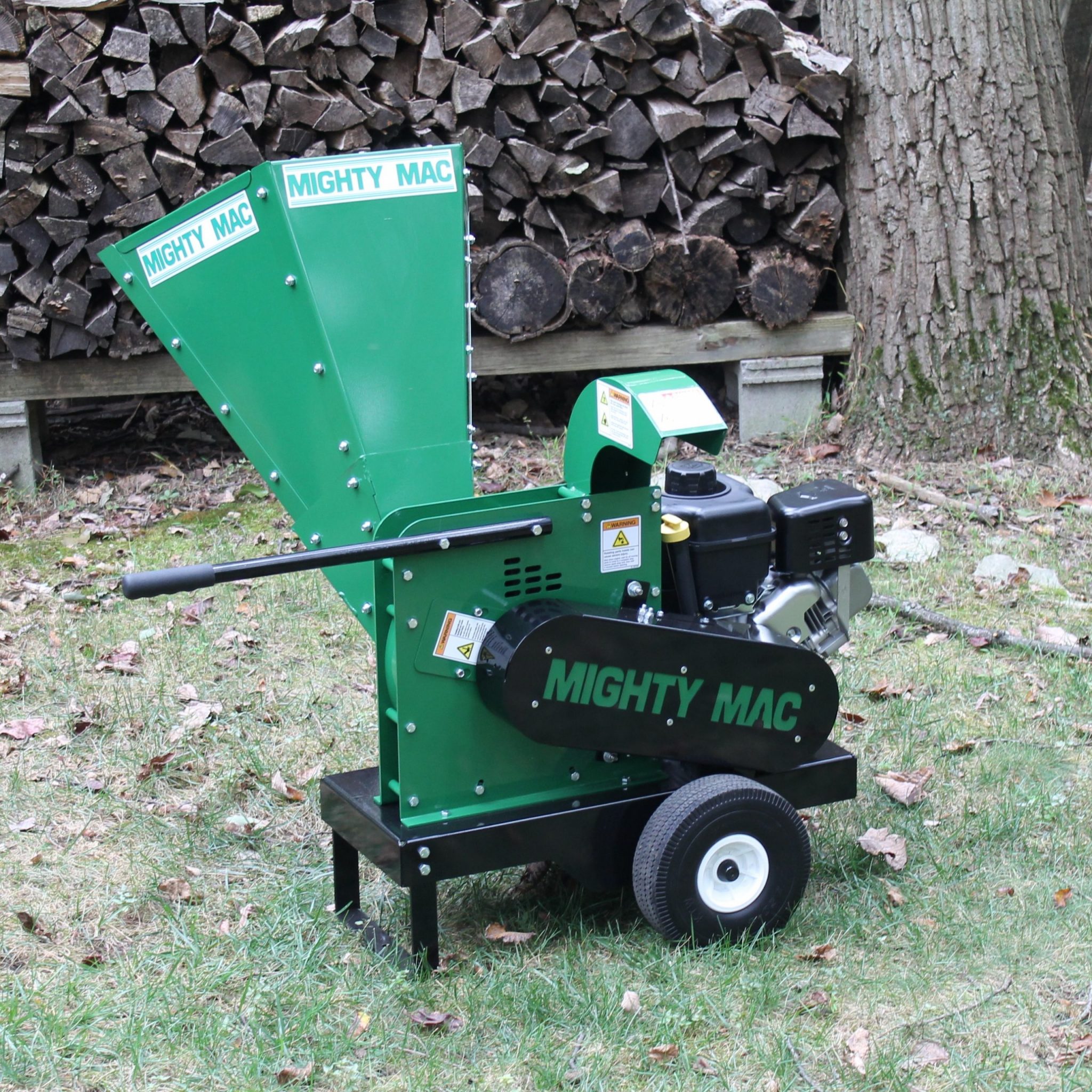 Mighty Mac Wood Chipper, Briggs And Stratton Wood Chipper, Wc375 Model